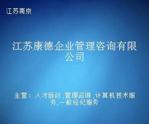 江蘇康德企業(yè)管理咨詢 專業(yè)驅(qū)動(dòng)，賦能江蘇信息技術(shù)咨詢服務(wù)升級(jí)
